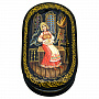 Шкатулка с художественной росписью "Вышивальщица", фотография 1. Интернет-магазин ЛАВКА ПОДАРКОВ
