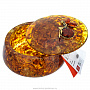 Круглая шкатулка из янтаря "Фея на шаре", фотография 6. Интернет-магазин ЛАВКА ПОДАРКОВ
