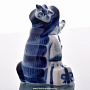 Скульптура "Ежик резиновый" Гжель, фотография 3. Интернет-магазин ЛАВКА ПОДАРКОВ