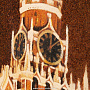 Картина янтарная "Спасская башня ночью" 60х80 см, фотография 3. Интернет-магазин ЛАВКА ПОДАРКОВ