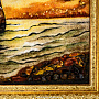 Картина янтарная "Корабль-парусник" 60х80 см, фотография 5. Интернет-магазин ЛАВКА ПОДАРКОВ