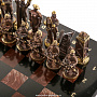 Шахматы из камня "Нефтяники" 40х40 см, фотография 3. Интернет-магазин ЛАВКА ПОДАРКОВ