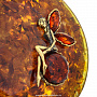 Круглая шкатулка из янтаря "Фея на шаре", фотография 5. Интернет-магазин ЛАВКА ПОДАРКОВ