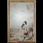 Зеркальная картина "Скво. Индейские мотивы" Златоуст