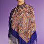 10969 Павловопосадский платок "Жасмин", фотография 1. Интернет-магазин ЛАВКА ПОДАРКОВ