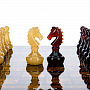 Шахматы-шашки с фигурами из янтаря "Амбассадор" 32х32 см, фотография 6. Интернет-магазин ЛАВКА ПОДАРКОВ