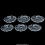 Набор стеклянных тарелок "TOYO". 6 штук, фотография 1. Интернет-магазин ЛАВКА ПОДАРКОВ