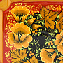Тарелка с росписью "Цветы". Хохлома, фотография 4. Интернет-магазин ЛАВКА ПОДАРКОВ