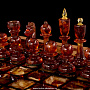 Шахматный ларец с фигурами из янтаря, фотография 3. Интернет-магазин ЛАВКА ПОДАРКОВ