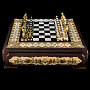 Шахматы из камня "Баталия". Златоуст 53х53 см, фотография 4. Интернет-магазин ЛАВКА ПОДАРКОВ