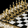 Шахматы из камня "Баталия". Златоуст 53х53 см, фотография 2. Интернет-магазин ЛАВКА ПОДАРКОВ