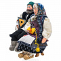 Коллекционные куклы ручной работы "Дед с бабкой на лавочке", фотография 4. Интернет-магазин ЛАВКА ПОДАРКОВ
