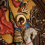 Деревянная икона "Георгий Победоносец" 32х23 см, фотография 3. Интернет-магазин ЛАВКА ПОДАРКОВ