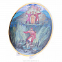 Сувенирная тарелка "Царевна-лягушка" 19 см, фотография 2. Интернет-магазин ЛАВКА ПОДАРКОВ