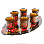 Набор для напитков "Прохлада". Хохлома, фотография 3. Интернет-магазин ЛАВКА ПОДАРКОВ