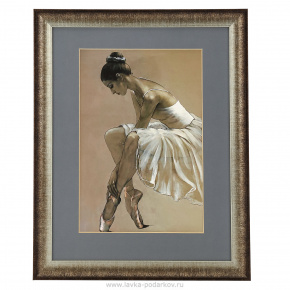 Картина "Балерина" 30х40 см, фотография 0. Интернет-магазин ЛАВКА ПОДАРКОВ