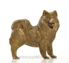 11131-2292 Бронза скульптура "Самоедская лайка"  