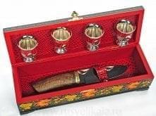  Шкатулка арт.901хохлома