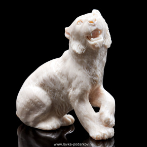 Скульптура из бивня мамонта "Снежный барс", фотография 0. Интернет-магазин ЛАВКА ПОДАРКОВ