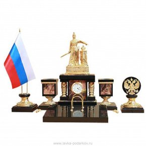 Настольный набор для руководителя "Россия"(3452), фотография 0. Интернет-магазин ЛАВКА ПОДАРКОВ