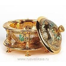 0011301 Златоуст Ларец "Тройка" (инкрустация) 434