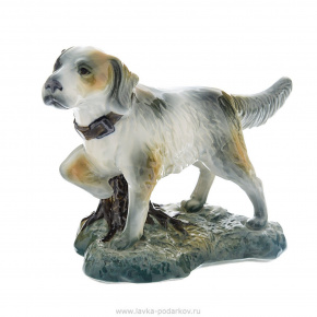 Фарфоровая статуэтка "Собака охотничья". Гжель, фотография 0. Интернет-магазин ЛАВКА ПОДАРКОВ