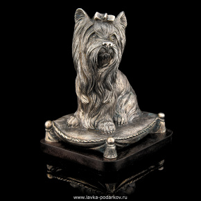 Бронзовая статуэтка "Собака Терьер", фотография 0. Интернет-магазин ЛАВКА ПОДАРКОВ