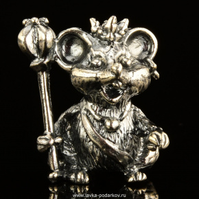 Статуэтка из серебра "Крыса-король", фотография 0. Интернет-магазин ЛАВКА ПОДАРКОВ