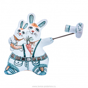Статуэтка "Кролики - семейное селфи", фотография 0. Интернет-магазин ЛАВКА ПОДАРКОВ