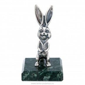 Статуэтка "Кролик". Серебро 925*, фотография 0. Интернет-магазин ЛАВКА ПОДАРКОВ
