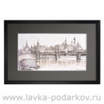 Картина на холсте "Старая Москва" 55х37 см (в ассортименте)