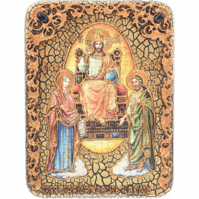 Икона деревянная подарочная "Царь царем", фотография 0. Интернет-магазин ЛАВКА ПОДАРКОВ