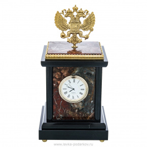 Часы из натурального камня "Герб". Златоуст, фотография 0. Интернет-магазин ЛАВКА ПОДАРКОВ