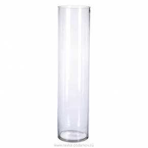 Стеклянная ваза-цилиндр, фотография 0. Интернет-магазин ЛАВКА ПОДАРКОВ