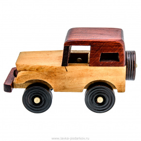 Деревянная игрушка "Машина внедорожник", фотография 0. Интернет-магазин ЛАВКА ПОДАРКОВ