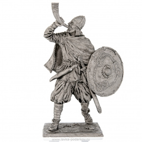 Оловянный солдатик миниатюра "Викинг с рогом", фотография 0. Интернет-магазин ЛАВКА ПОДАРКОВ