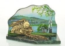 10800 Бронза Статуэтка "Магистраль" Змеевик (4.51)