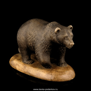Скульптура из натурального камня "Медведь", фотография 0. Интернет-магазин ЛАВКА ПОДАРКОВ