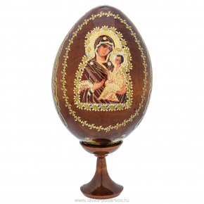 Яйцо пасхальное на подставке "Божья Матерь", фотография 0. Интернет-магазин ЛАВКА ПОДАРКОВ