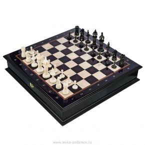 Подарочные шахматы с фигурами из кости 48х48 см, фотография 0. Интернет-магазин ЛАВКА ПОДАРКОВ