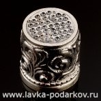 Сувенир наперсток "Узор" серебро 925*