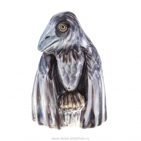 Фарфоровая статуэтка "Мудрый ворон", фотография 0. Интернет-магазин ЛАВКА ПОДАРКОВ