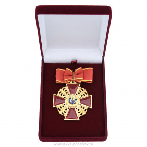 Крест ордена Святой Анны 1-й степени, фотография 0. Интернет-магазин ЛАВКА ПОДАРКОВ