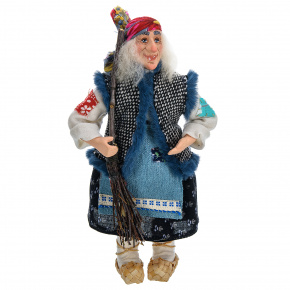 Коллекционная кукла ручной работы "Баба Яга", фотография 0. Интернет-магазин ЛАВКА ПОДАРКОВ