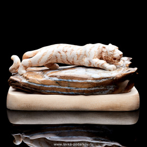 Скульптура "Крадущийся тигр", фотография 0. Интернет-магазин ЛАВКА ПОДАРКОВ