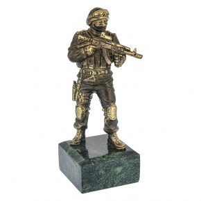 Бронзовая статуэтка "Спецназовец", фотография 0. Интернет-магазин ЛАВКА ПОДАРКОВ