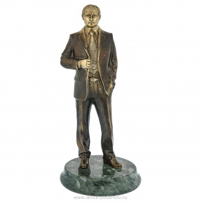 Бронзовая статуэтка "Путин", фотография 0. Интернет-магазин ЛАВКА ПОДАРКОВ