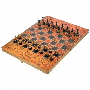 Шахматы деревянные малые "Галлы и римляне" 50х35 см, фотография 0. Интернет-магазин ЛАВКА ПОДАРКОВ