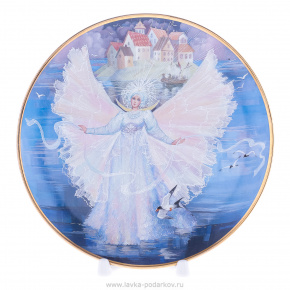 Сувенирная тарелка "Царевна-лебедь" 19 см, фотография 0. Интернет-магазин ЛАВКА ПОДАРКОВ