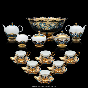 Чайный набор на 6 персон "Русские традиции". Златоуст, фотография 0. Интернет-магазин ЛАВКА ПОДАРКОВ
